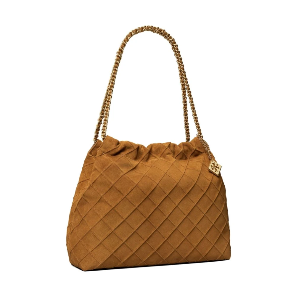 TORY BURCH Bruine Trekkoord Hobo Tas Brown Dames