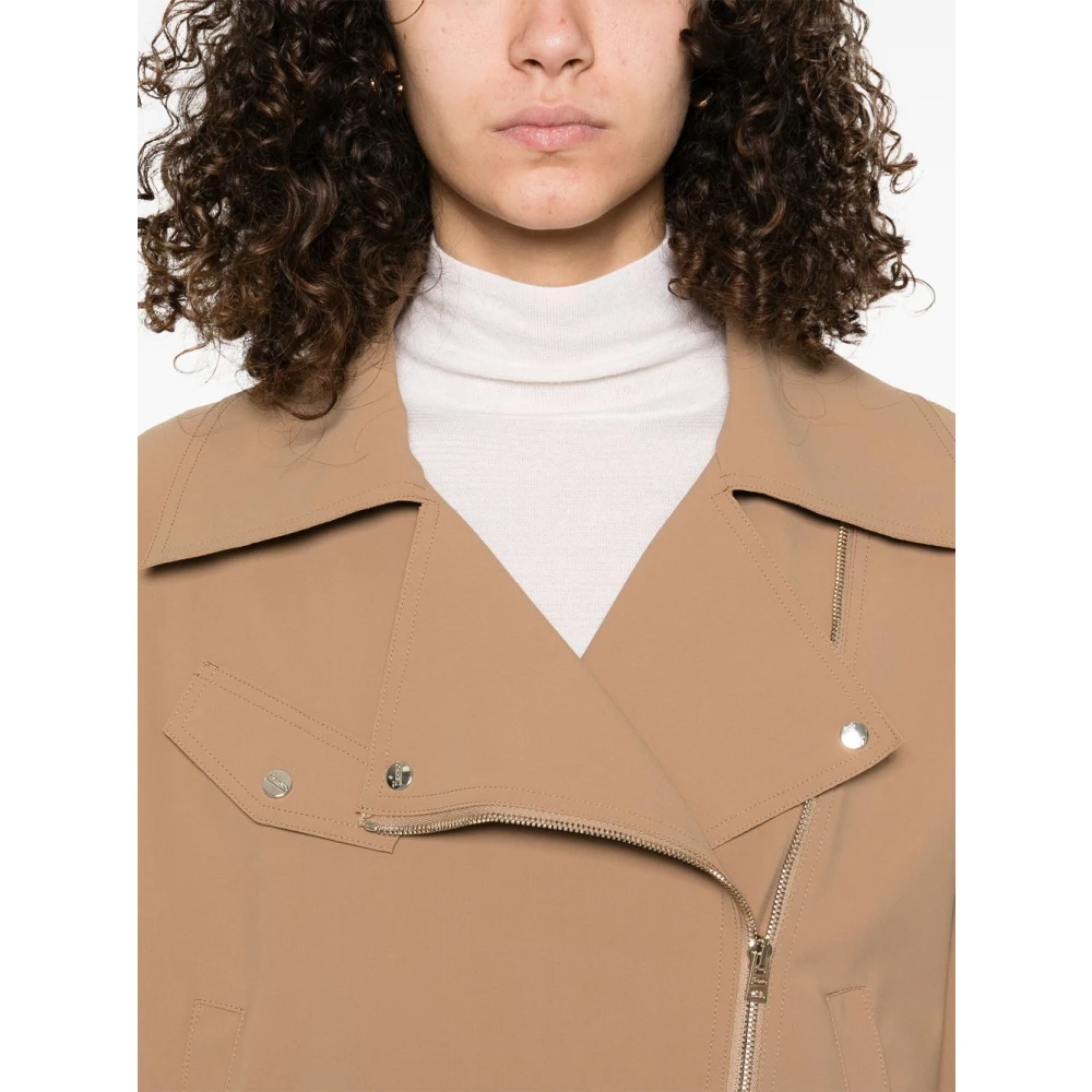 Herno Camel Outerwear Jacket Brown Dames