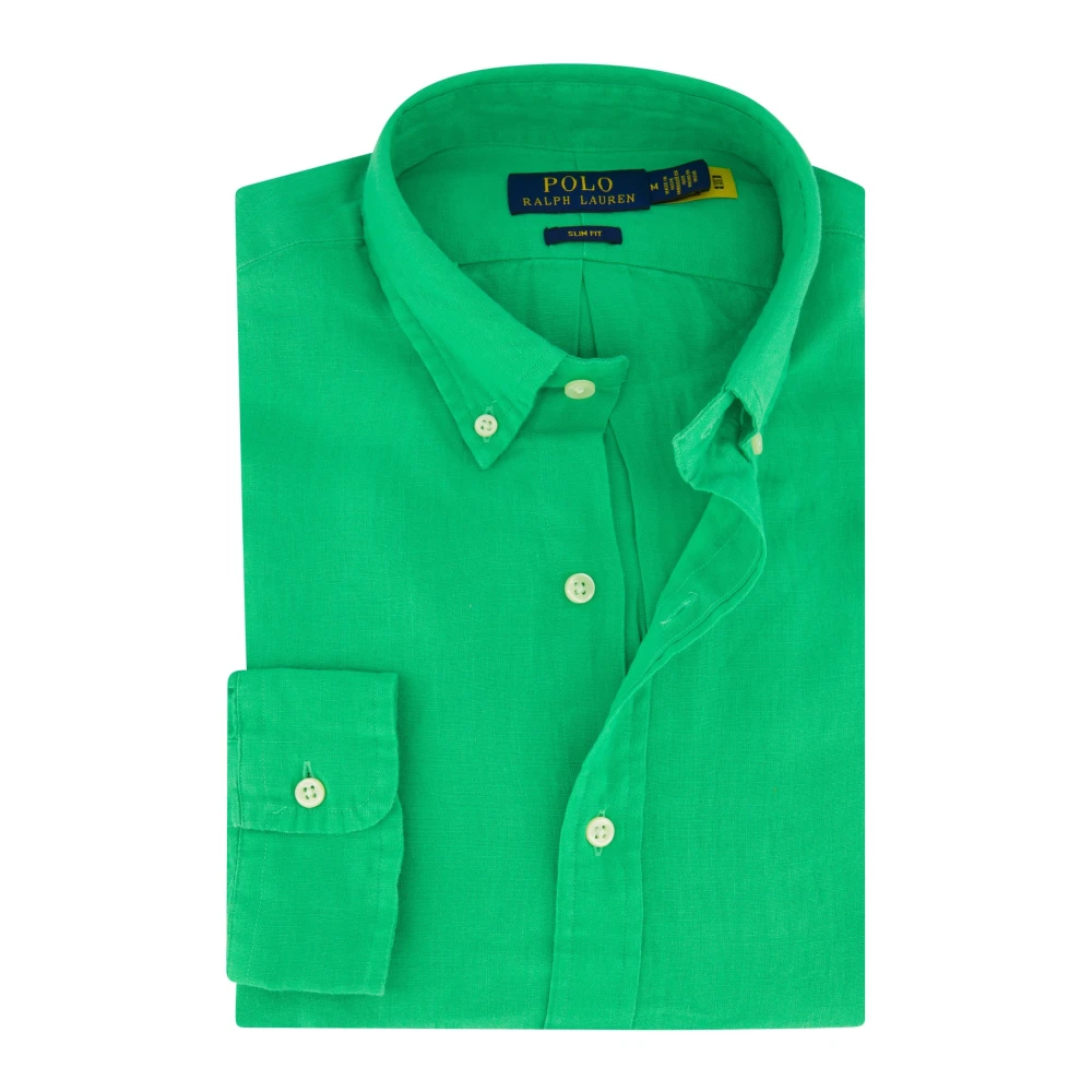 Polo Ralph Lauren Groen casual overhemd met lange mouwen Green Heren