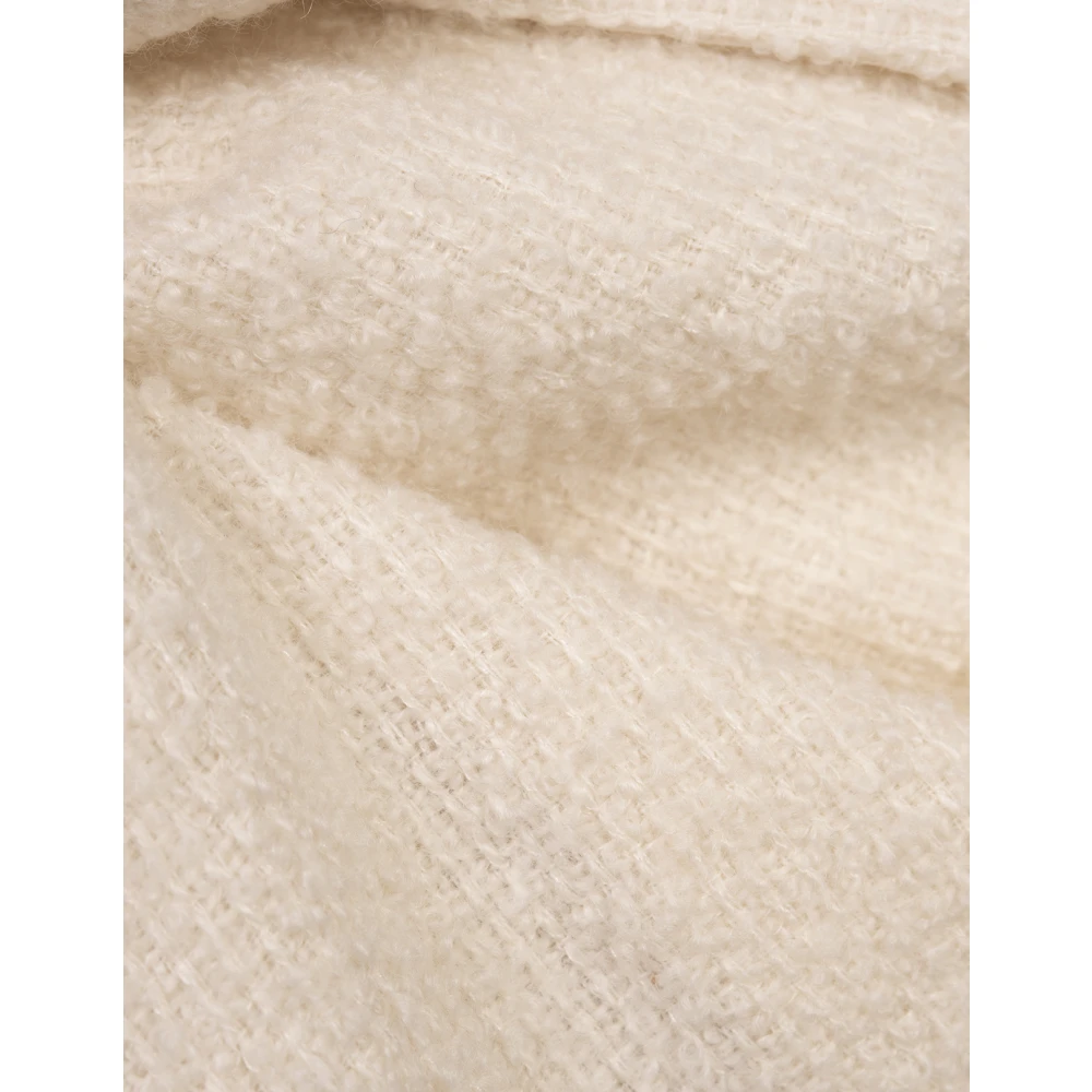 Kiton Witte Kasjmier Zijde Mix Trui White Dames