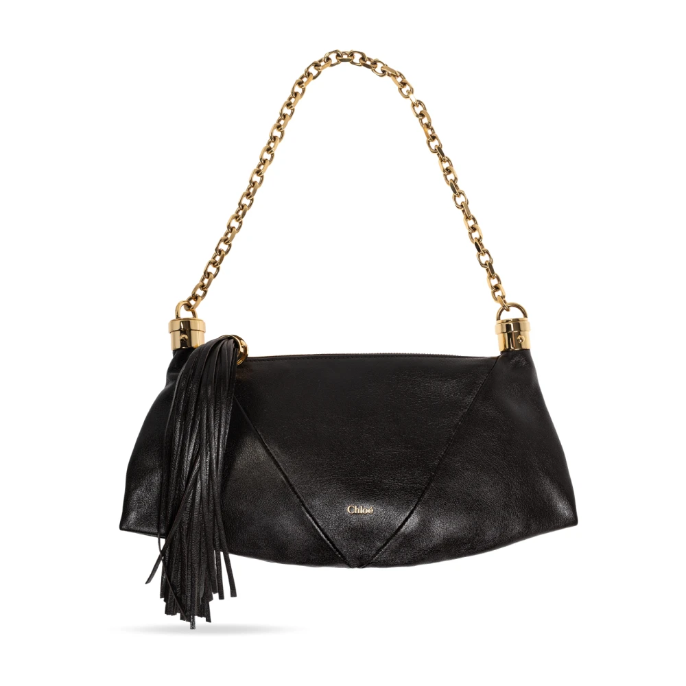 Chloé Schoudertas Foulard Klein Brown Dames