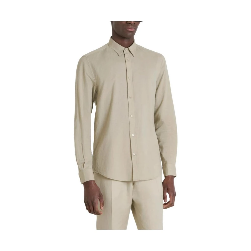 Antony Morato , Casual Shirts, Male, Beige, 2XL, Cotton Classic Casual Shirt