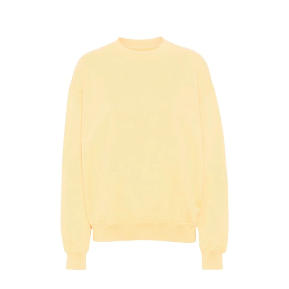 Colorful Standard Sweatshirt Yellow Heren