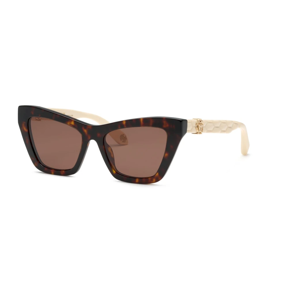 Roberto Cavalli Donna Marrone Occhiali Da Sole Cat-Eye