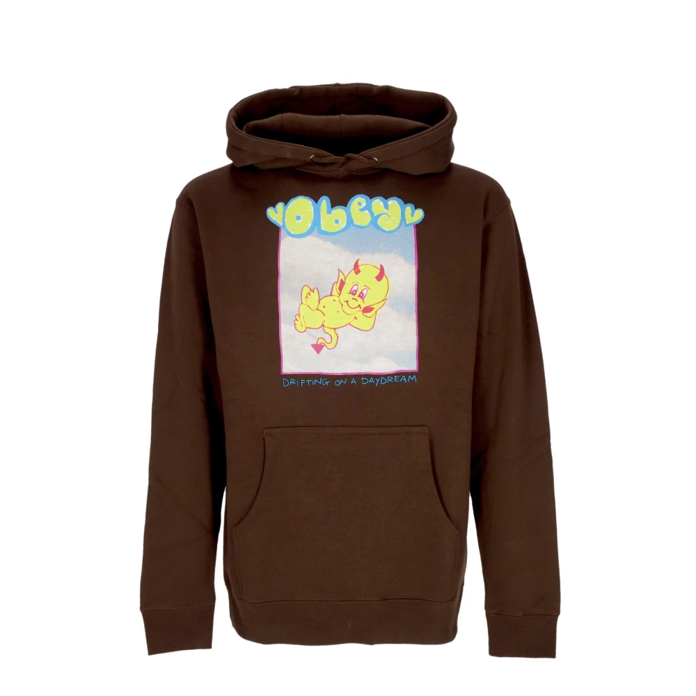 Obey Daydream Dames Hoodie Basic Fleece Bruin Brown Dames