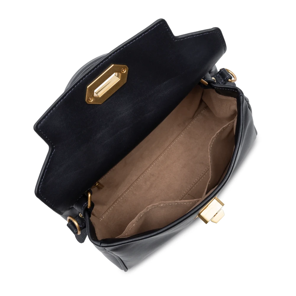 Lancaster Grace Flap Handtas Donkerblauw Blue Dames
