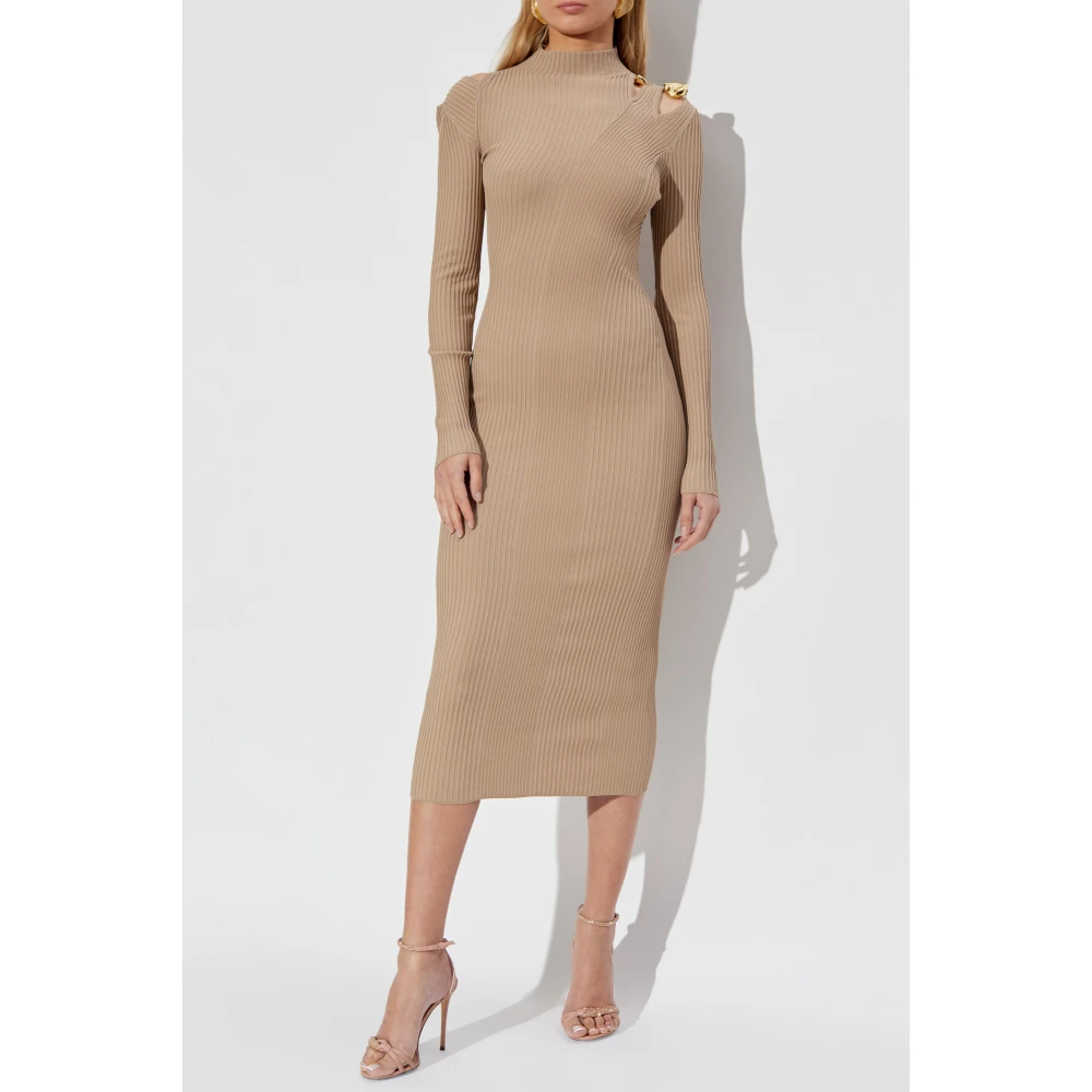 Cult Gaia Jurk Alyssa Beige Dames