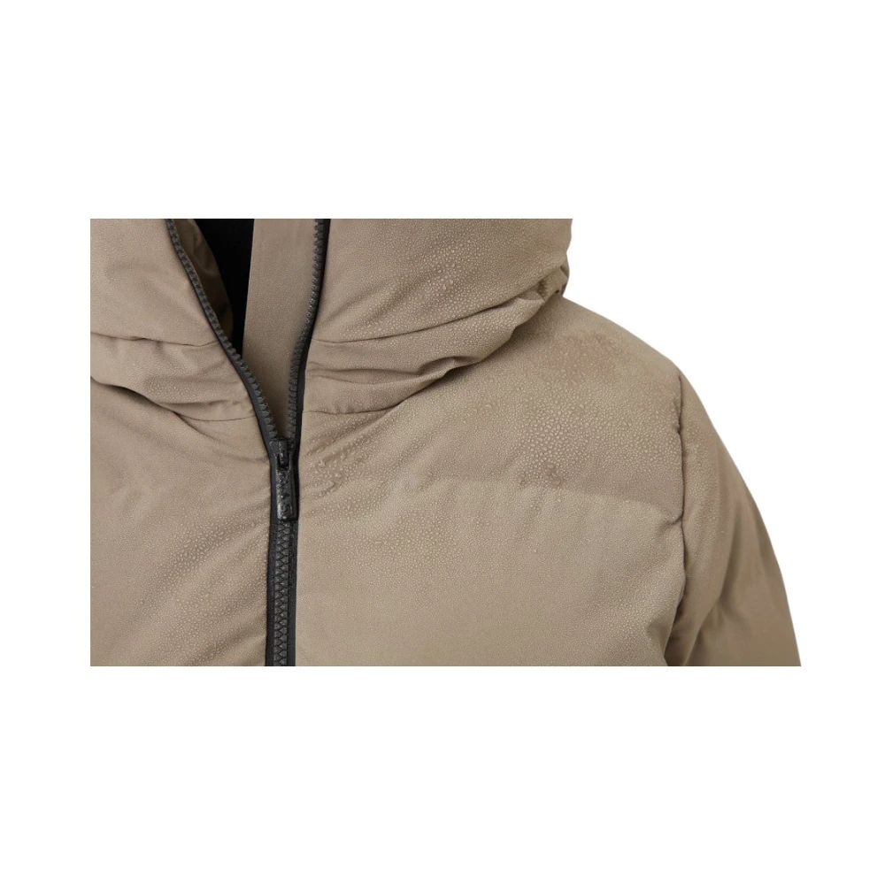 UBR Luxe Donzen Jas Donker Zand Beige Dames