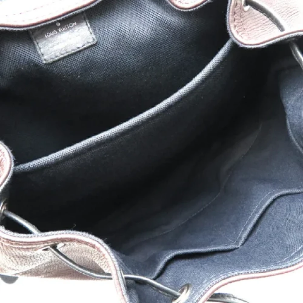 Louis Vuitton Vintage Pre-owned Leather backpacks Brown Dames