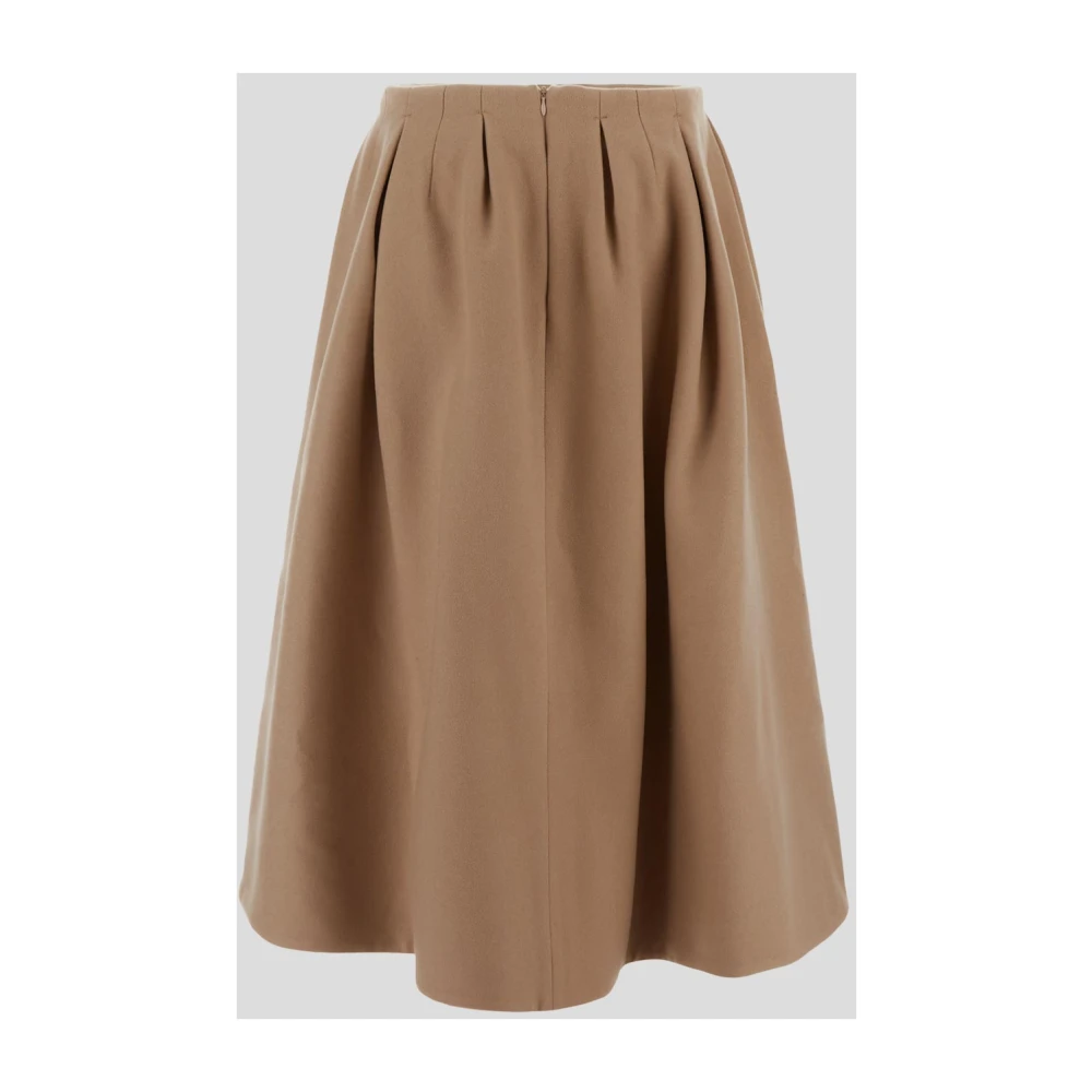 Patou Wollen Rok Beige Dames