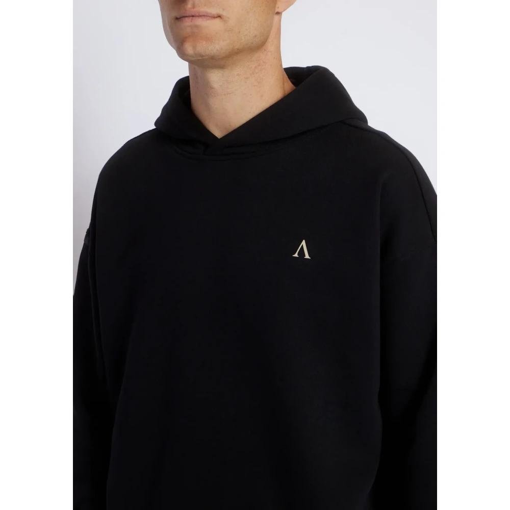 Aeden Bessen Zwart Hoodie Stijlvolle Casual Kleding Black Heren