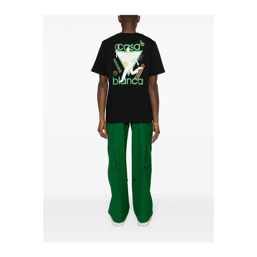Casablanca Le Jeu T-Shirt Black Heren