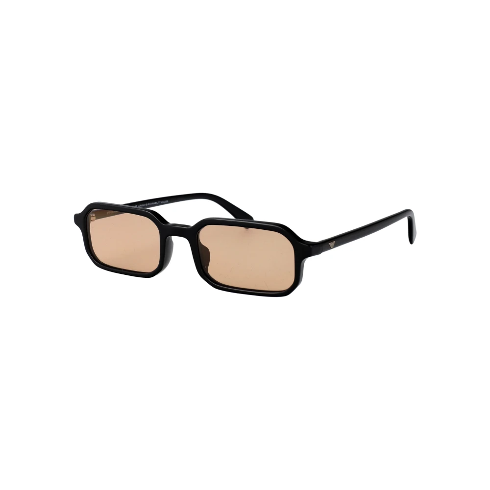 Emporio Armani Men's Black/Orange Ea4253u 501793 Man Sunglasses Acetate Squared Normal - Image 4