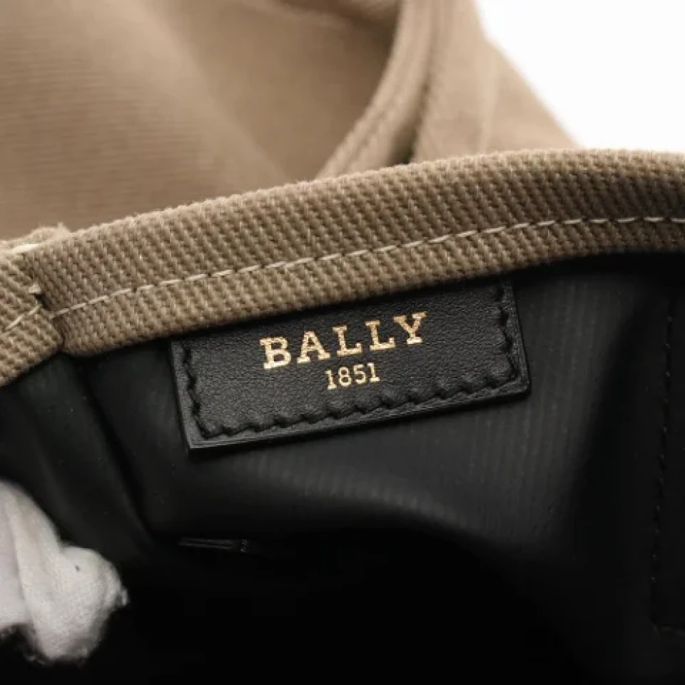 Bally Pre-owned Canvas shoulder-bags Brown Dames