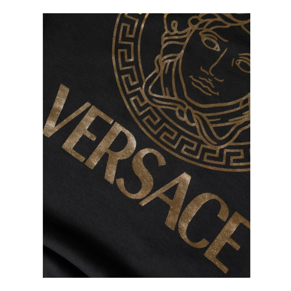 Versace Crew Neck Sweatshirt Black Heren