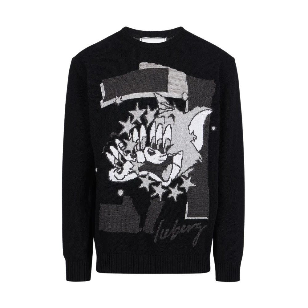 Iceberg Wollen trui met tekenfilm Multicolor Heren