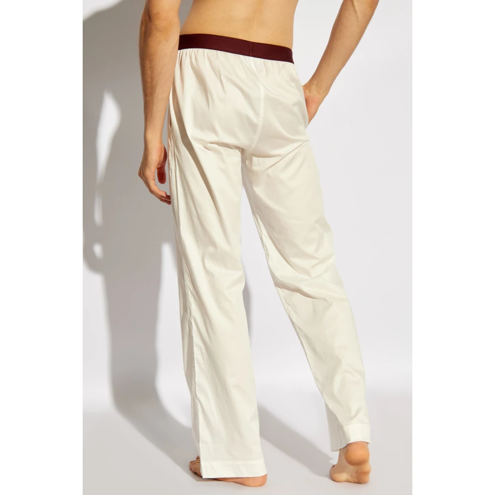 Dsquared2 Pyjamabroek met logo White Heren