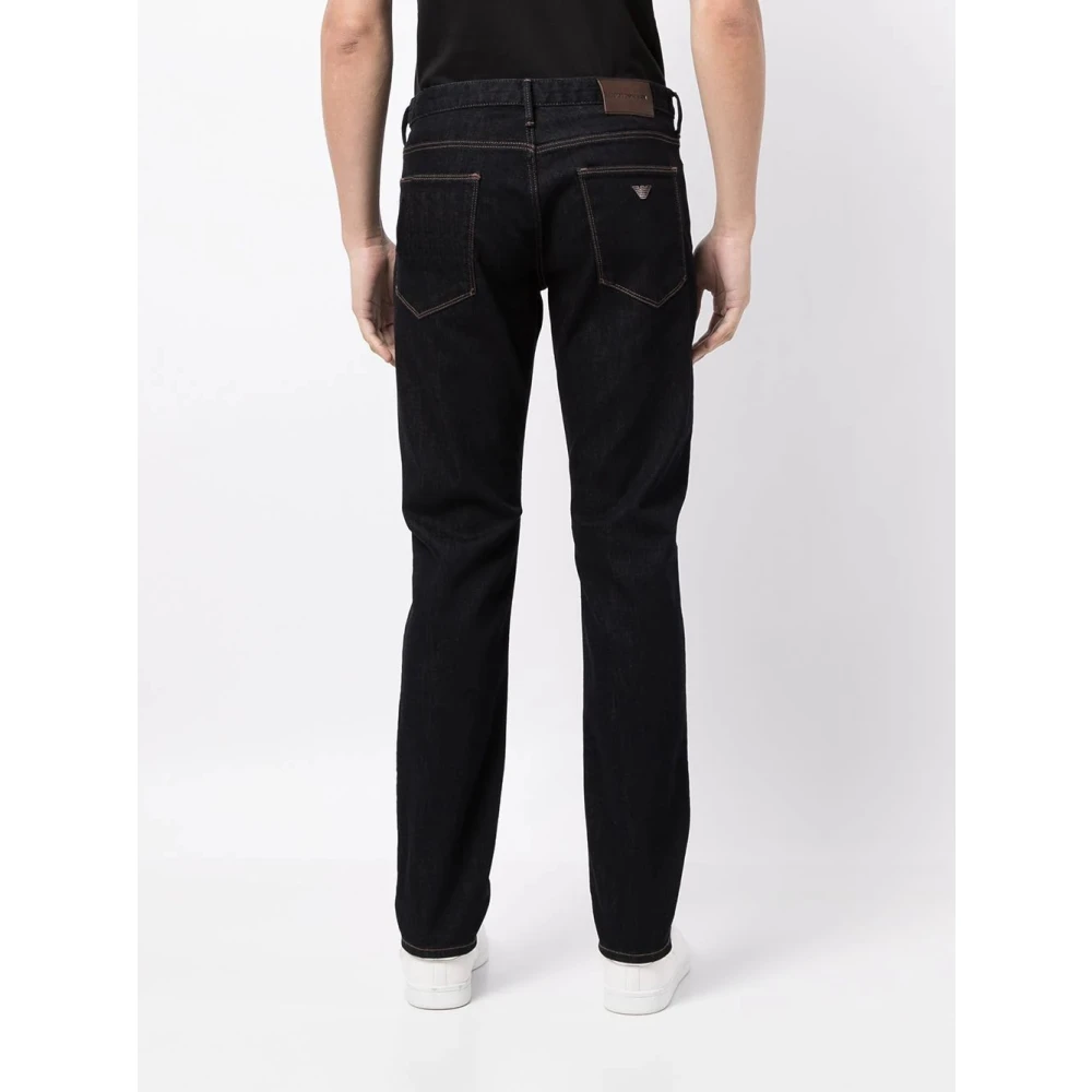 Emporio Armani Klassieke 5-Pocket Broek Black Heren