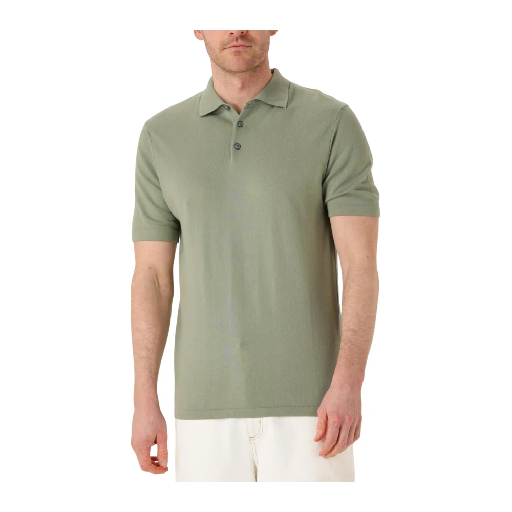 The GoodPeople Heren Stijlvolle Groene Polo Shirt Green Heren