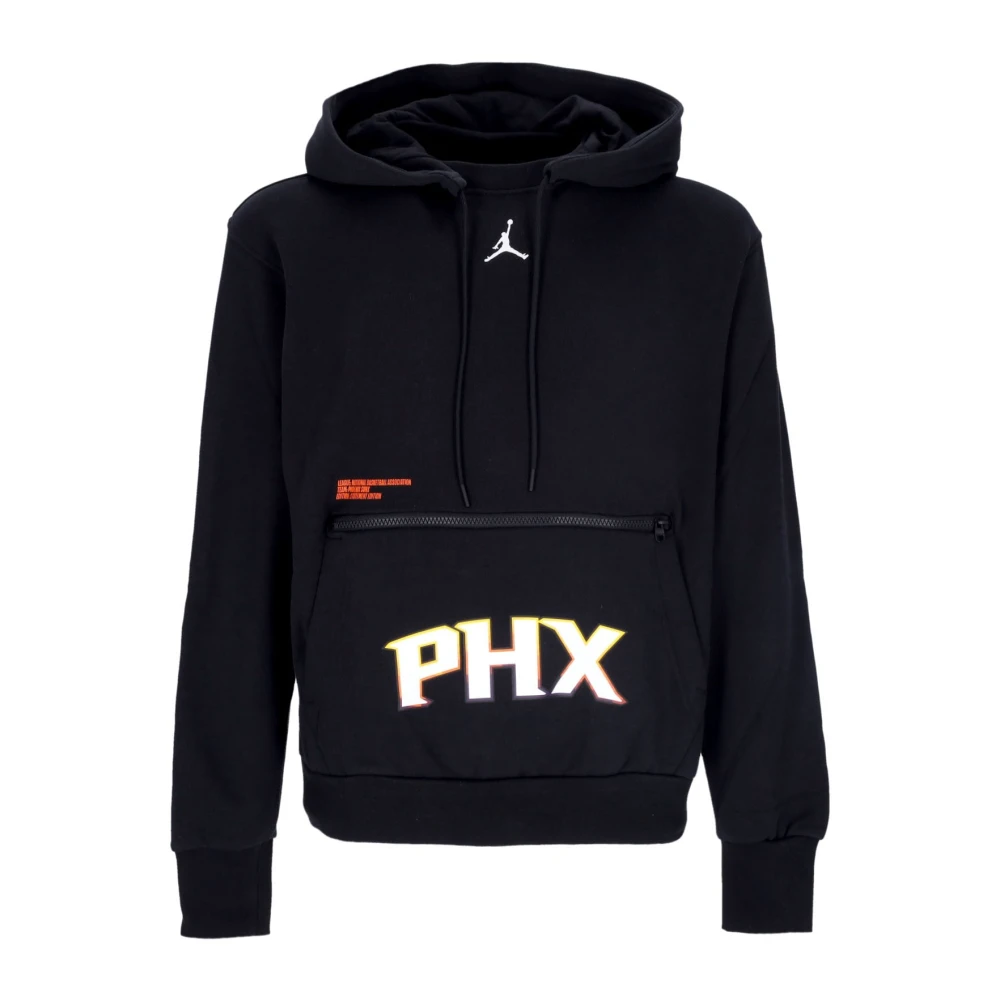 Jordan NBA Courtside Statement Fleece Hoodie Black Heren