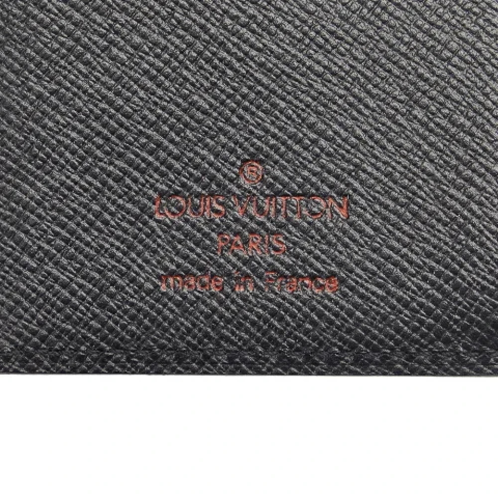 Louis Vuitton Vintage Pre-owned Leather home-office Black Dames