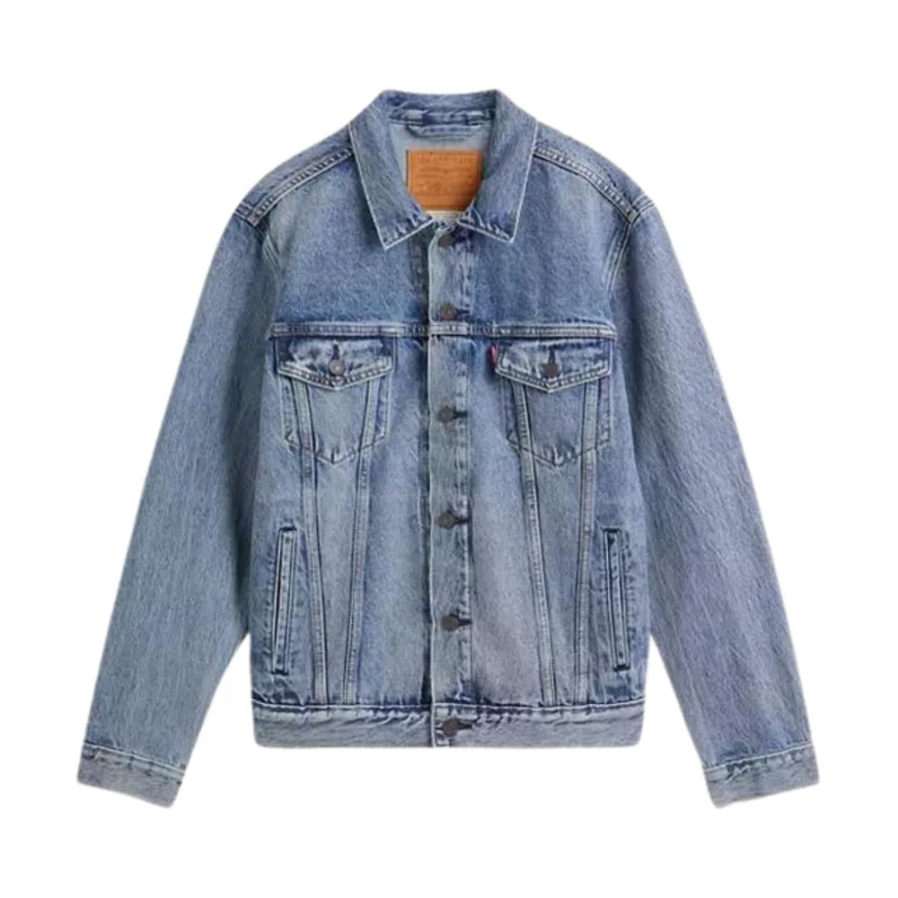Levi's Men's Blue Denim Jackets, S, Denim Jacket
