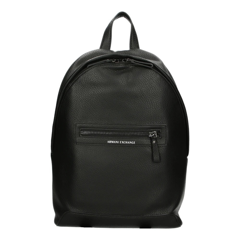 Armani Exchange Zwarte schoudertas met ritssluiting Black Unisex