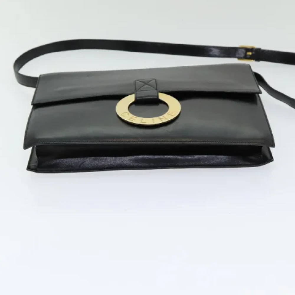 Celine Vintage Pre-owned Leather celine-bags Black Dames