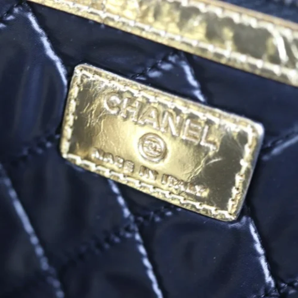 Chanel Vintage Pre-owned Leather clutches Yellow Dames