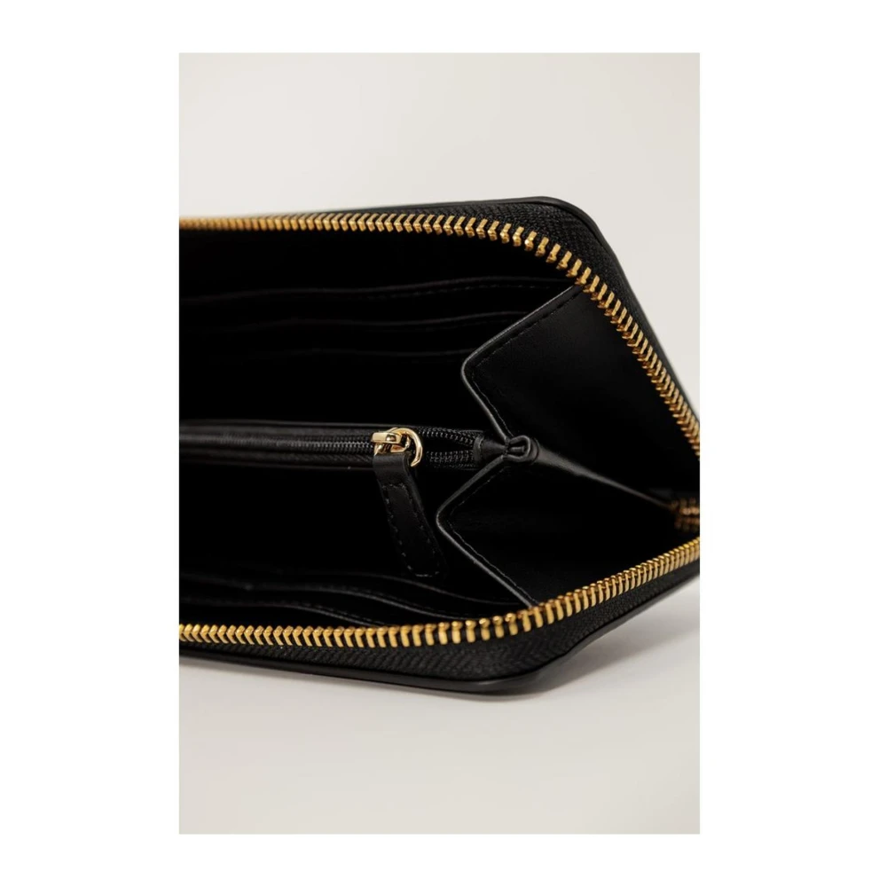 Love Moschino Grote portemonnee met meerdere vakken Black Dames