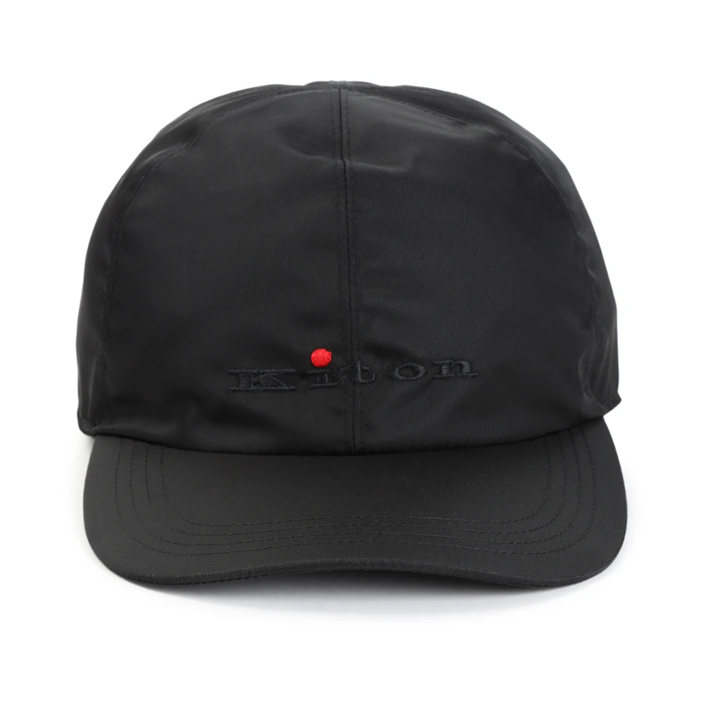 Kiton Zwarte Stijlvolle Hoed Accessoires Black Heren