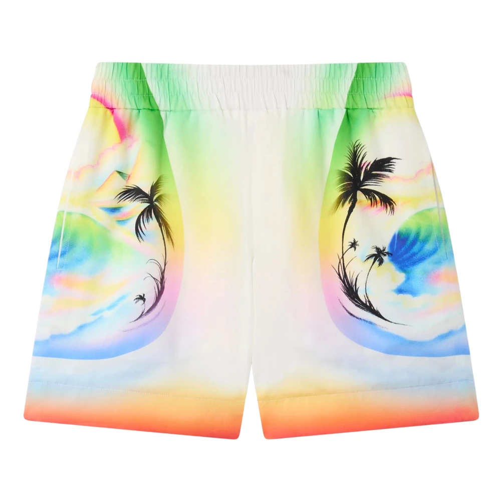 Casablanca Casa Airspray Printed Shorts - Male - Shorts - Multicolor - 9 Y | 134 Cm - Kids