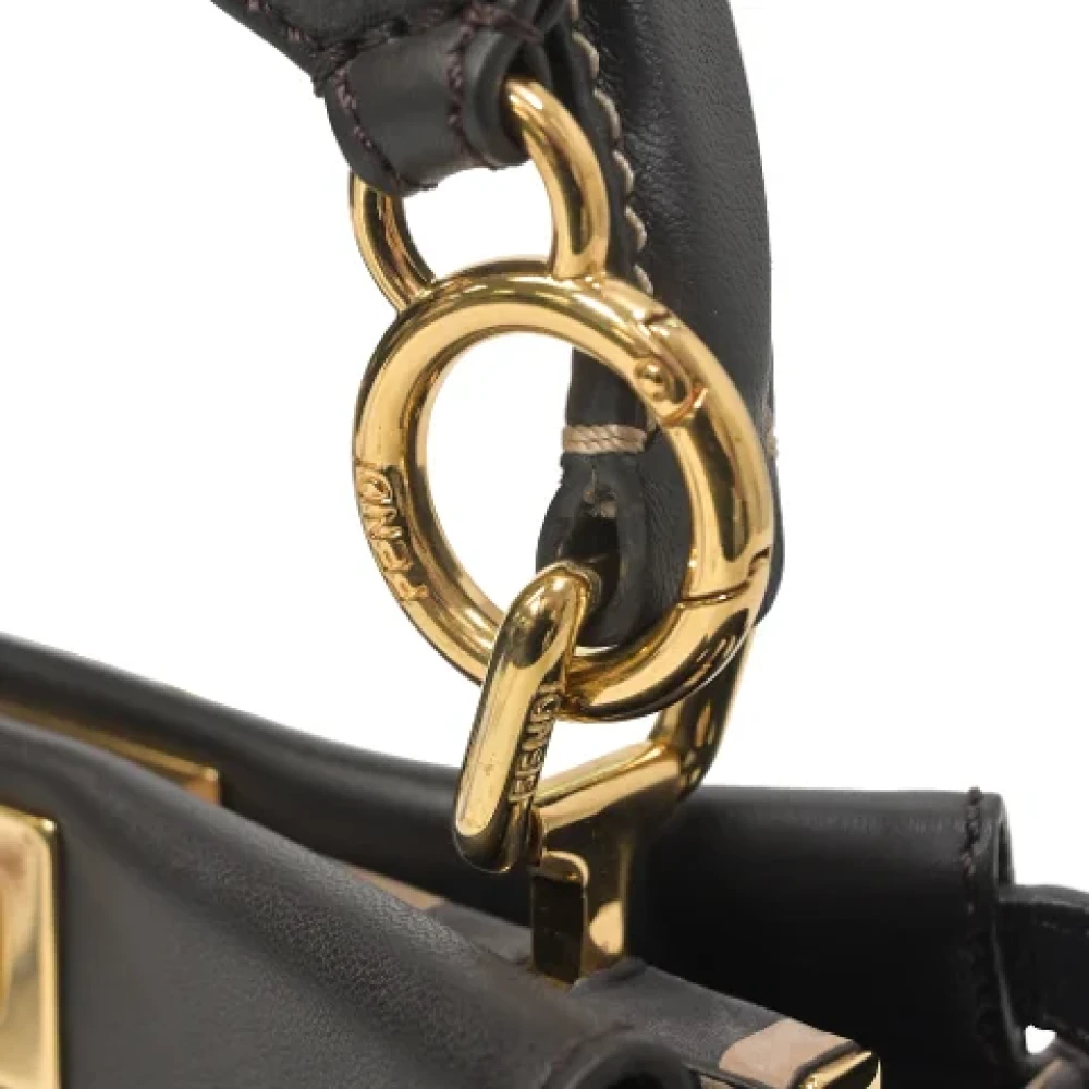 Fendi Vintage Pre-owned Leather fendi-bags Black Dames