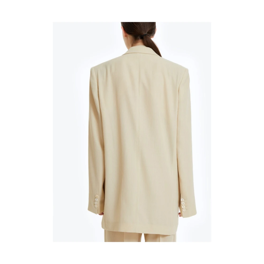 Petar Petrov Crème Blazer Beige Dames