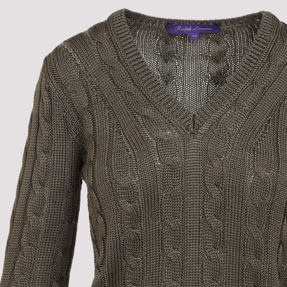 Ralph Lauren V-hals Knitwear Green Dames