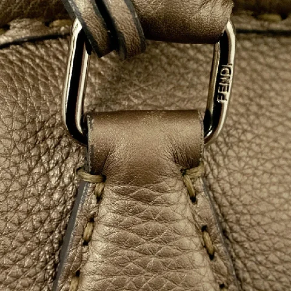 Fendi Vintage Pre-owned Fabric fendi-bags Beige Dames