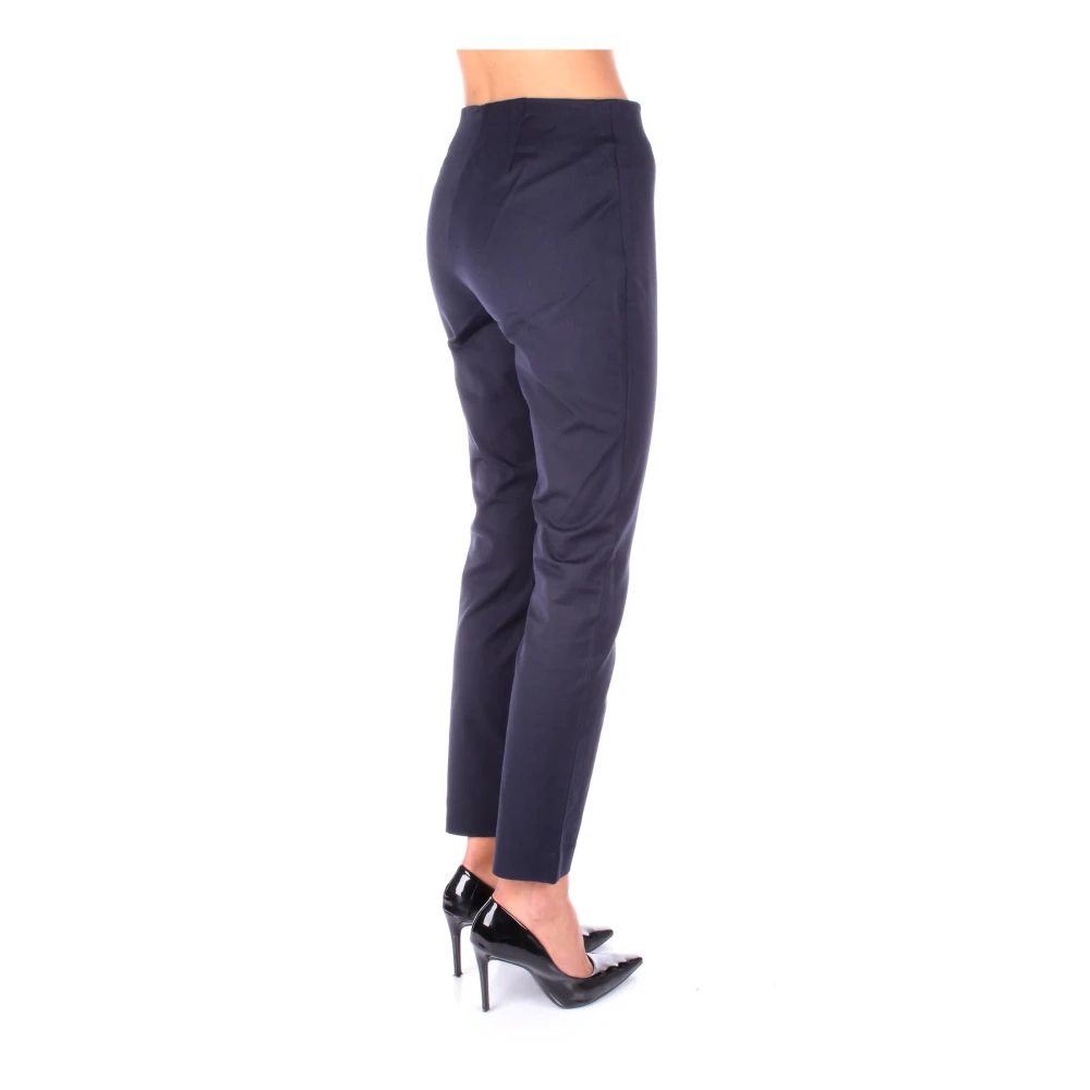 Ralph Lauren Blauwe Broek met Zijrits Blue Dames