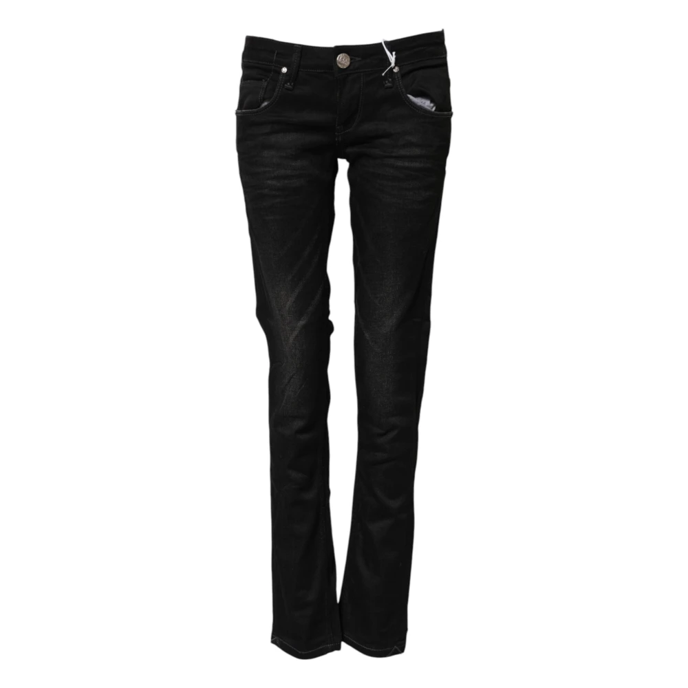 Acht Jean Skinny Taille Basse Femme Jeans Noir W26