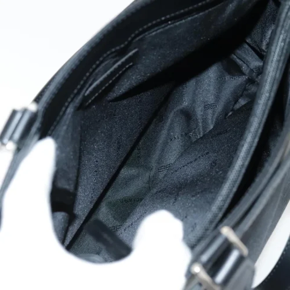 Balenciaga Vintage Pre-owned Canvas balenciaga-bags Black Dames