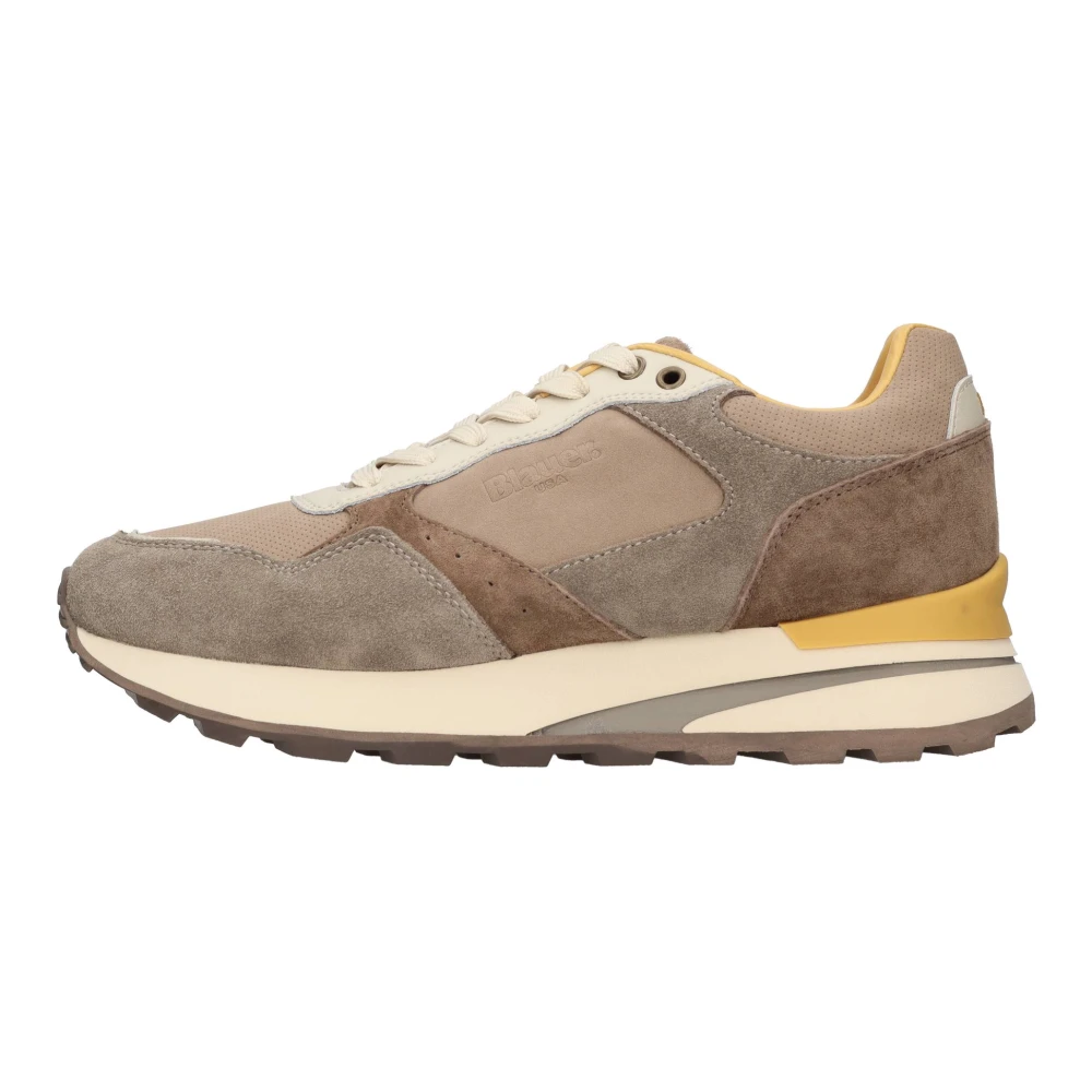 Blauer Men's Multicolor Brown Trainers Size 11 Uk