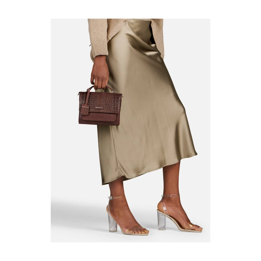 Burkely Stijlvolle Tas Brown Dames
