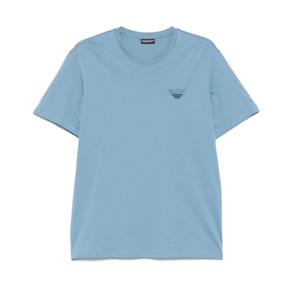 Emporio Armani Herren Blau Oberteile, Mgröße: