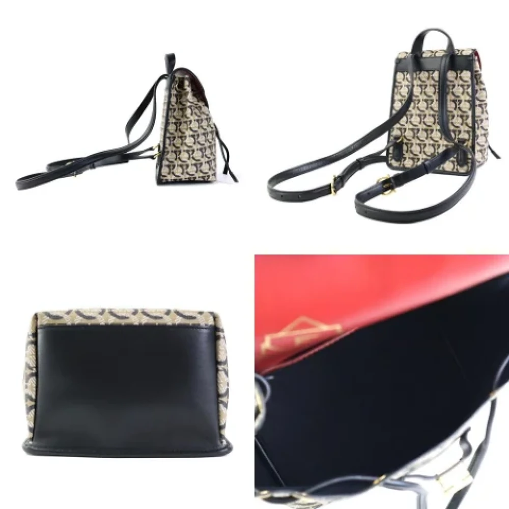 Salvatore Ferragamo Pre-owned Leather backpacks Multicolor Dames