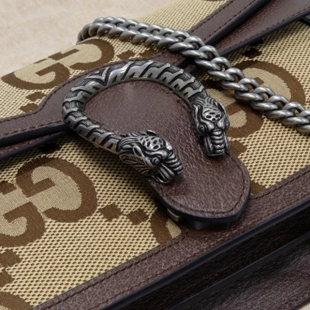 Gucci Vintage Pre-owned Canvas gucci-bags Brown Dames