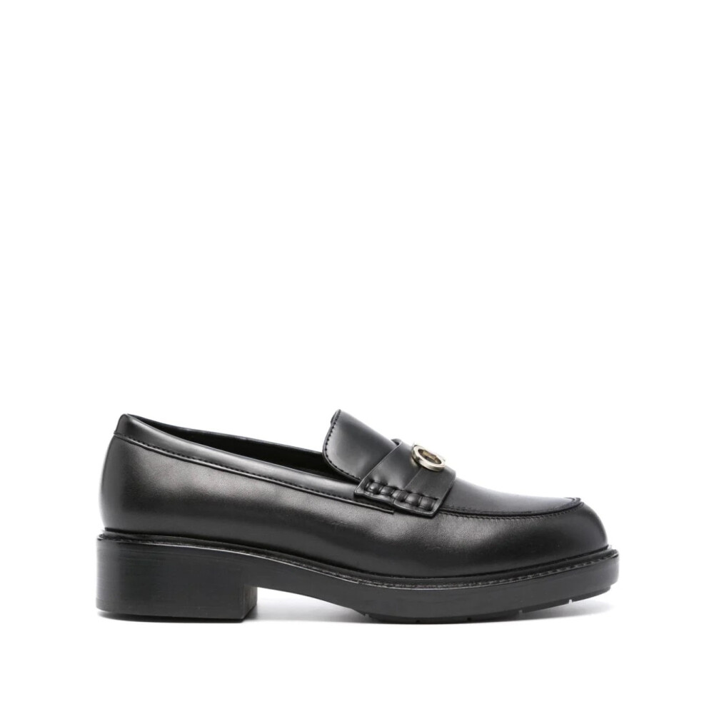 Black Casual Closed Low Heel Loafers Calvin Klein Loafers Miinto