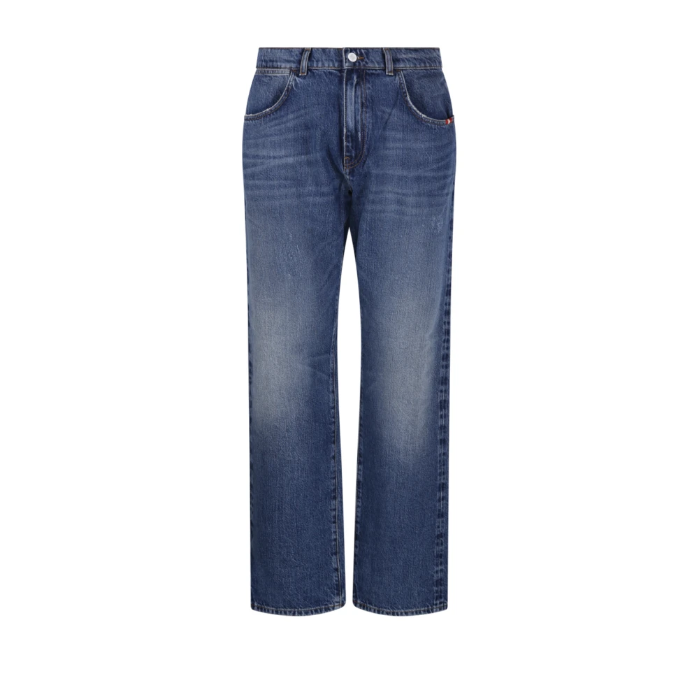 Amish Mannelijk Blauw Jeans Heren, W30, Denim, Straight Jeans