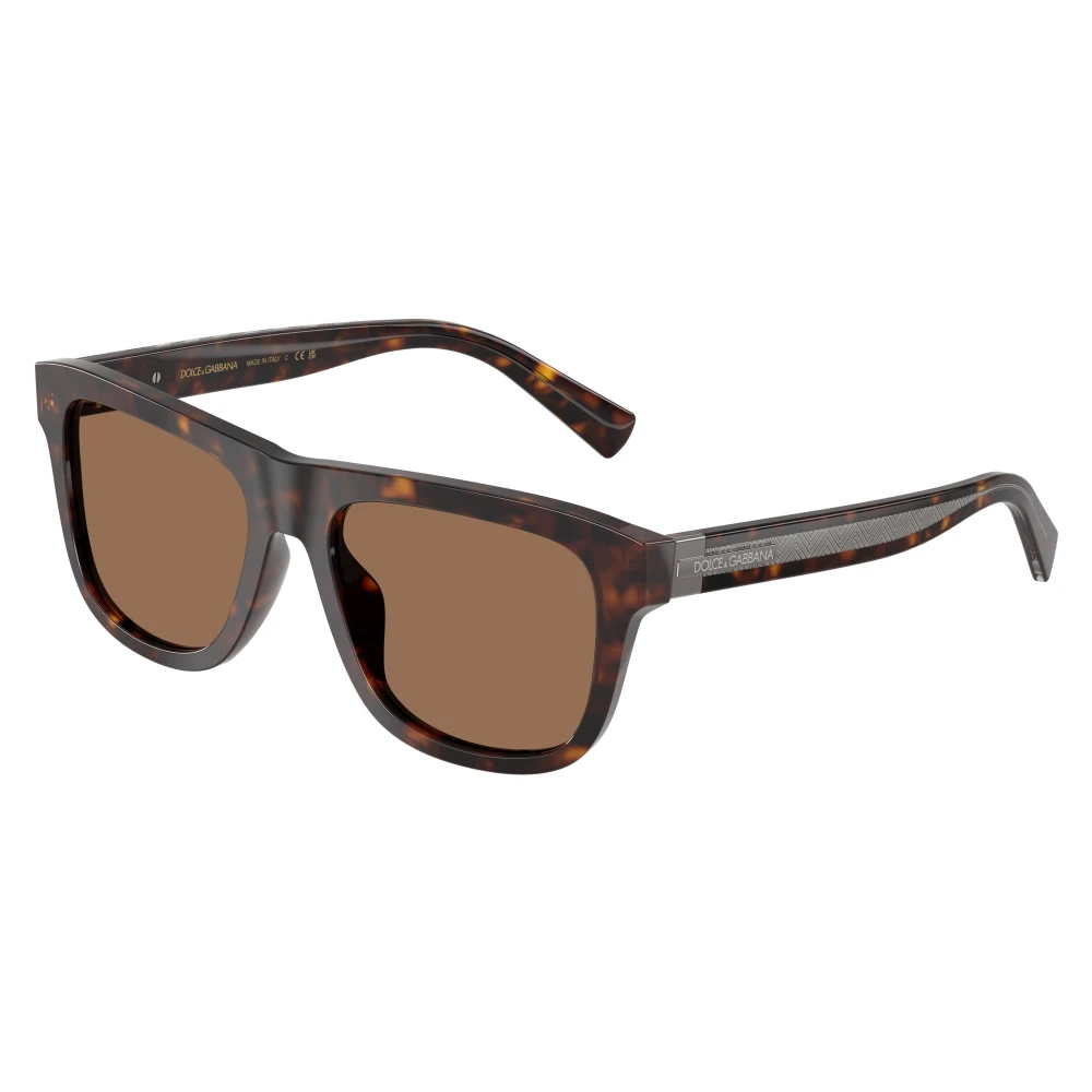 Dolce & Gabbana Brown Dg4545 502/73 Man Sunglasses Acetate Turtle Squared Normal - Image 2