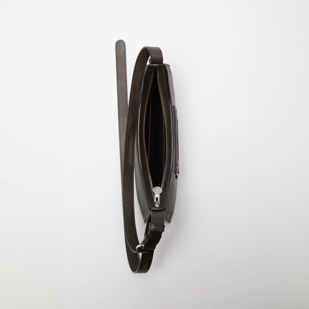 Acne Studios Mini Schoudertas Bruin Beige Brown Dames