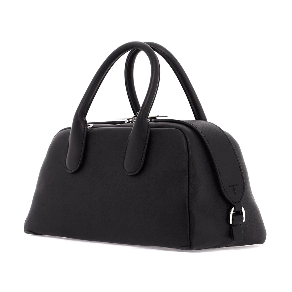 TOD'S Elegante Darsena Leren Handtas Black Dames