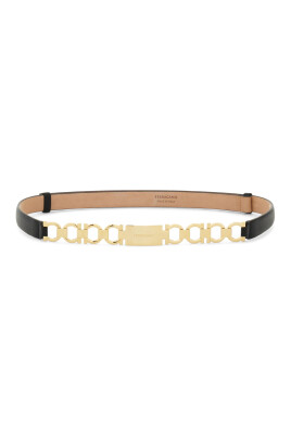black-gold-tone-chain-link-belt
